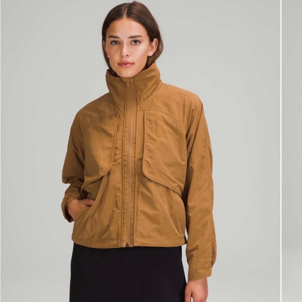 Lululemon Women's Lightweight Brownish green Zip-Up Jacket